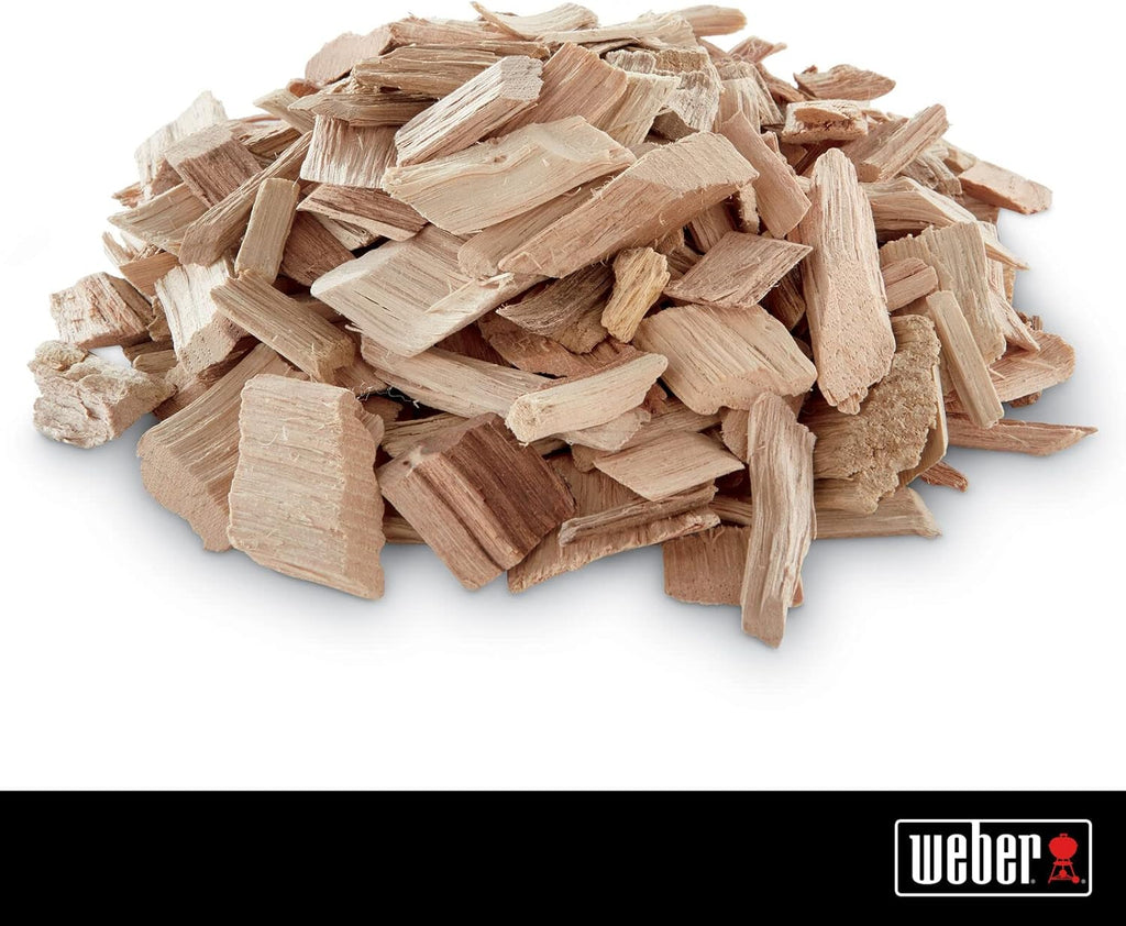 Weber Apple Wood Chips, 2 lb ‰ÛÒ Premium BBQ Smoking & Grilling Chips for