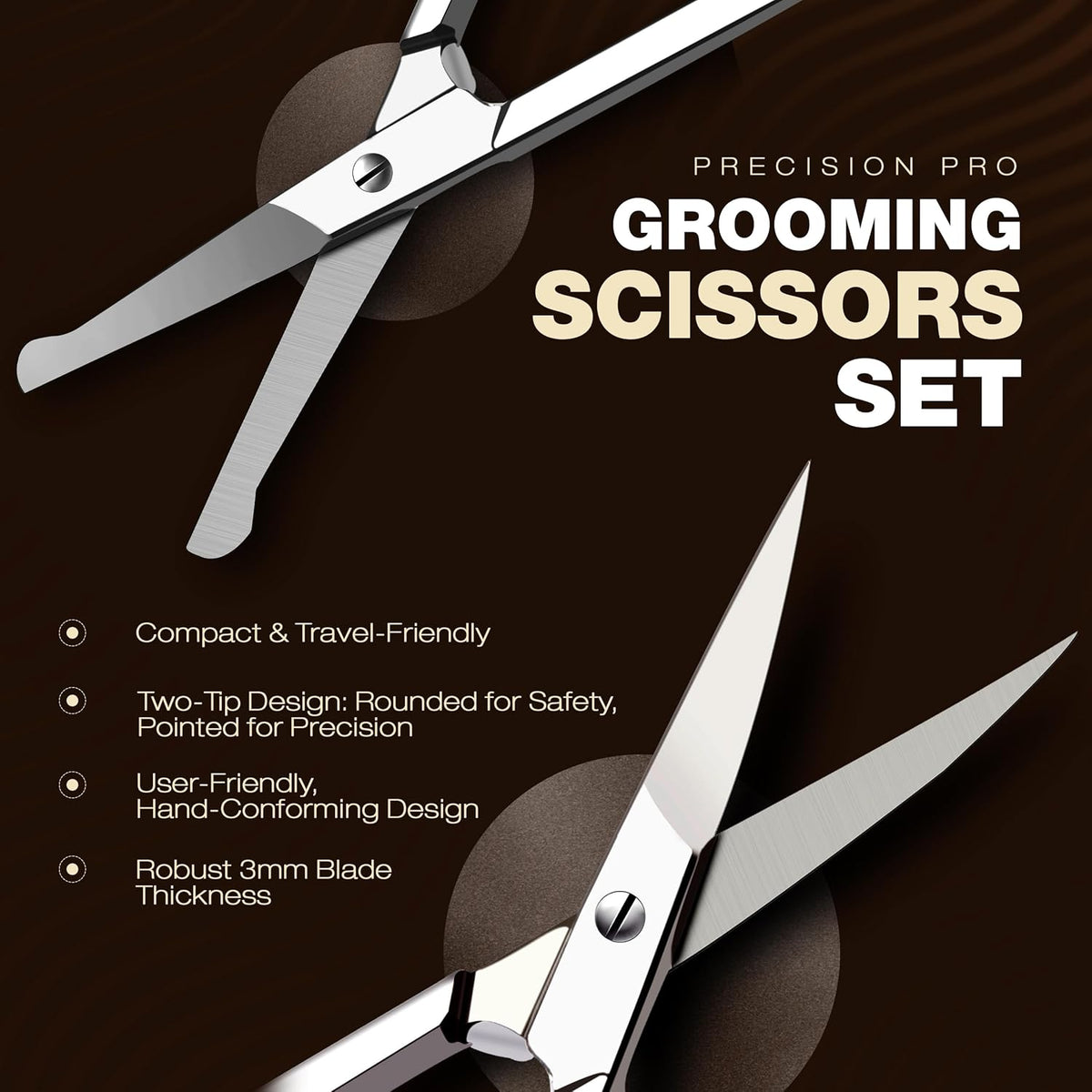 Utopia Care Eyebrow Scissors, Professional Stainless Steel Small Shears for