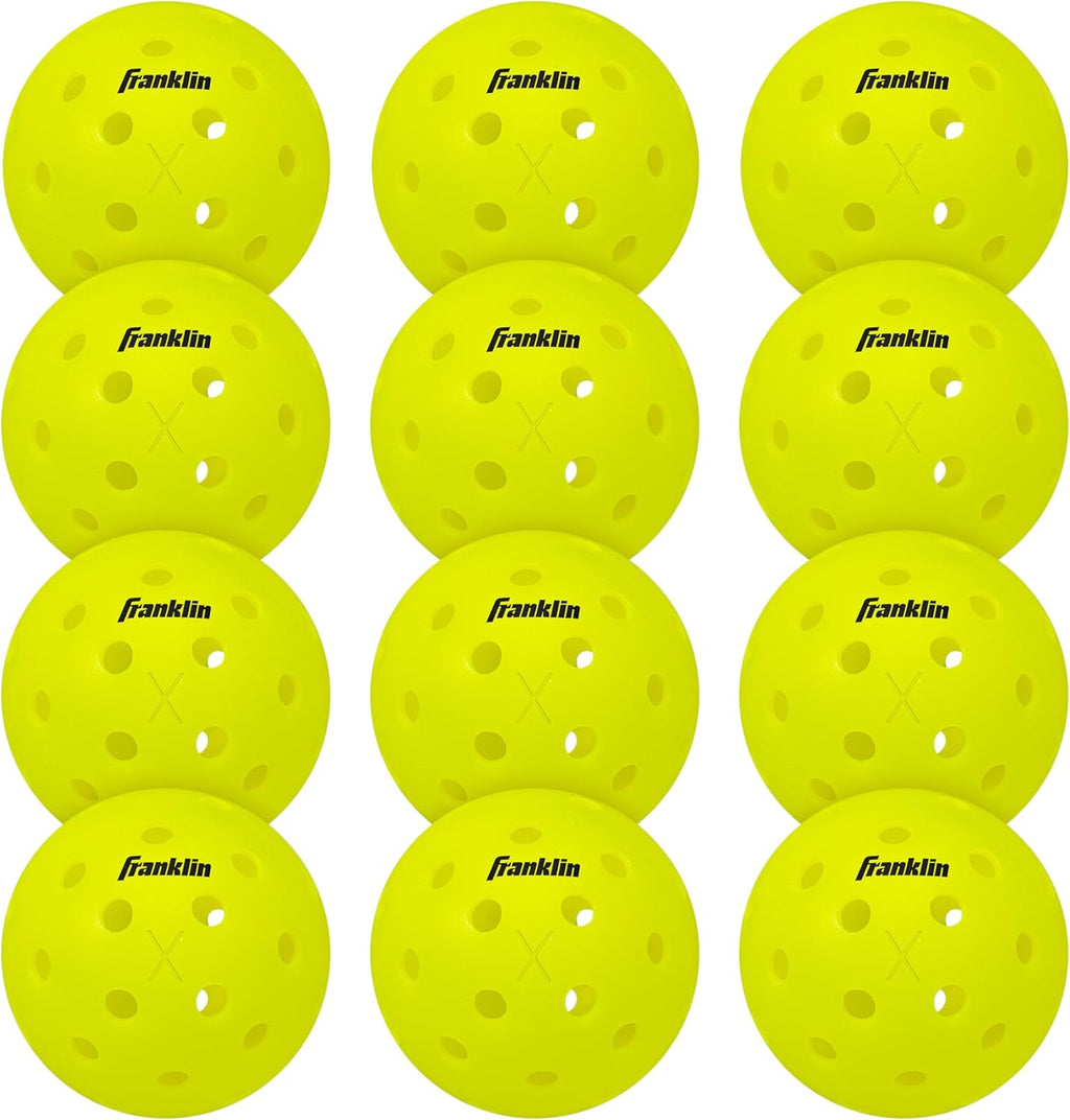 Franklin Sports X-40 Outdoor Pickleballs - Official Ball of USA Pickleball