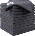 HOMEXCEL Microfiber Cleaning Cloth 12 Pack, 12.5 x 12.5 inch Microfiber