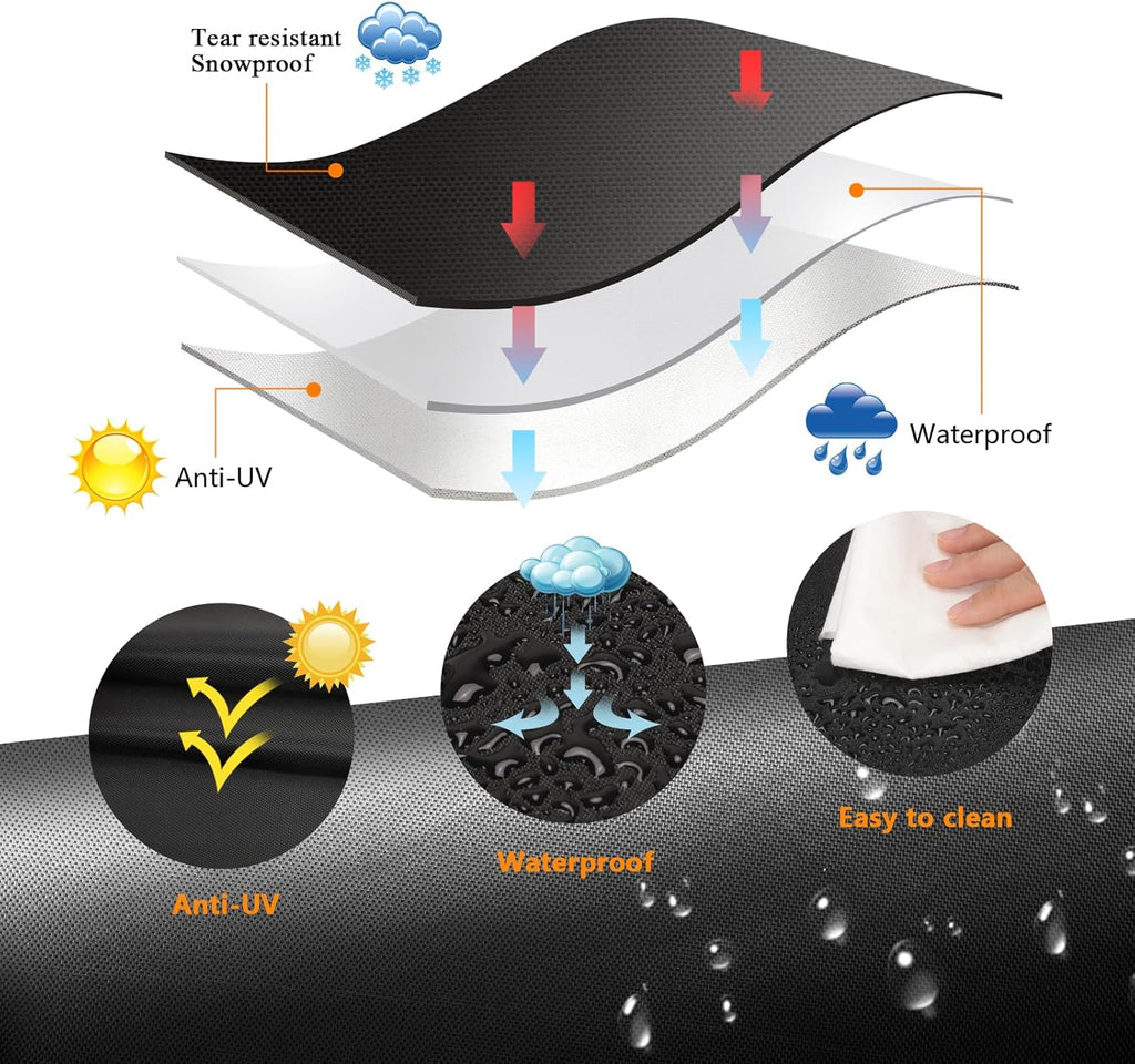 Aoretic Grill Cover, 58 inch BBQ Gas Grill Cover for Outdoor Grill, Charbroil