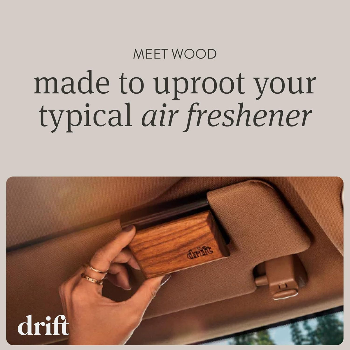 Drift Car Air Freshener - The Original Wood Air Freshener - Car Odor