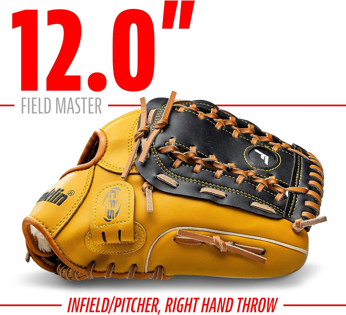 Franklin Sports Field Master Baseball + Softball Glove - Field Master Adult +
